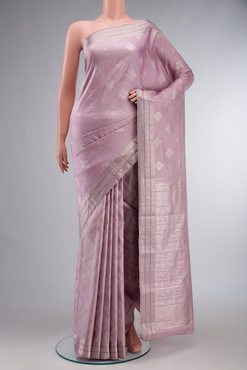 Thamarai-Pastel Pink Kanchipuram Silk Saree