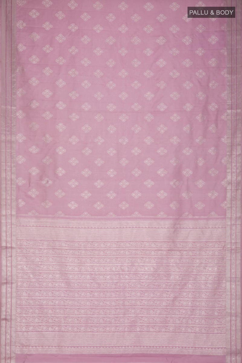 Thamarai-Pastel Pink Kanchipuram Silk Saree